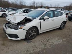 Salvage cars for sale at Marlboro, NY auction: 2022 Subaru Impreza Premium