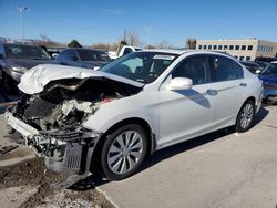 Salvage cars for sale at Littleton, CO auction: 2013 Honda Accord EXL