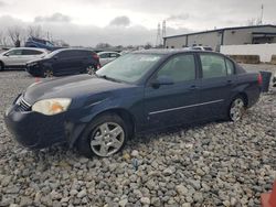 Chevrolet salvage cars for sale: 2006 Chevrolet Malibu LT