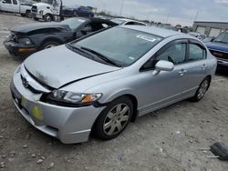 Salvage cars for sale at auction: 2010 Honda Civic LX