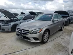 Carros salvage sin ofertas aún a la venta en subasta: 2019 Mercedes-Benz C 300 4matic