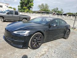 Salvage cars for sale at Opa Locka, FL auction: 2021 Tesla Model S