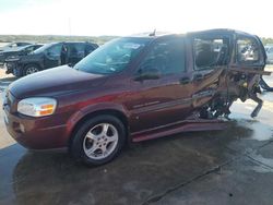 Chevrolet Uplander Incomplete salvage cars for sale: 2008 Chevrolet Uplander Incomplete