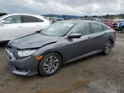 Honda salvage cars for sale: 2017 Honda Civic EX