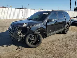 Salvage cars for sale from Copart Van Nuys, CA: 2017 Ford Explorer XLT