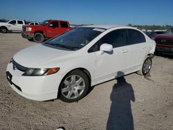 Salvage cars for sale at Houston, TX auction: 2008 Honda Civic LX