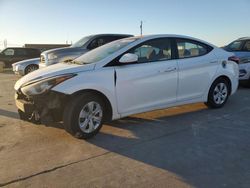 Hyundai salvage cars for sale: 2016 Hyundai Elantra SE