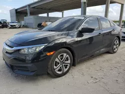 Salvage cars for sale at West Palm Beach, FL auction: 2018 Honda Civic LX