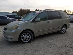 Salvage cars for sale at Hampton, VA auction: 2004 Toyota Sienna XLE