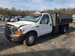 Salvage trucks for sale at Spartanburg, SC auction: 1999 Ford F350 Super Duty