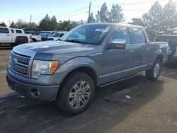 Ford salvage cars for sale: 2010 Ford F150 Supercrew