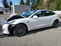 Vehiculos salvage en venta de Copart Arlington, WA: 2019 Tesla Model 3