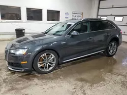 Carros salvage sin ofertas aún a la venta en subasta: 2018 Audi A4 Allroad Premium Plus