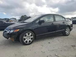 Honda salvage cars for sale: 2008 Honda Civic LX