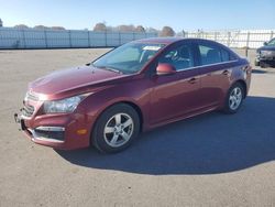 Salvage cars for sale at Assonet, MA auction: 2015 Chevrolet Cruze LT