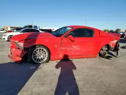 Salvage cars for sale at Grand Prairie, TX auction: 2014 Ford Mustang