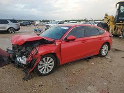 Salvage cars for sale at Houston, TX auction: 2024 Honda Civic EXL