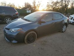 Toyota salvage cars for sale: 2016 Toyota Corolla L