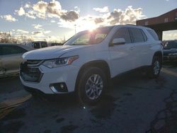 Salvage cars for sale at Fort Wayne, IN auction: 2018 Chevrolet Traverse LT