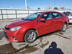 Salvage cars for sale at Littleton, CO auction: 2014 Toyota Corolla L