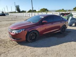 Chrysler Vehiculos salvage en venta: 2015 Chrysler 200 S