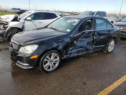 2012 Mercedes-Benz C 300 4matic en venta en Woodhaven, MI