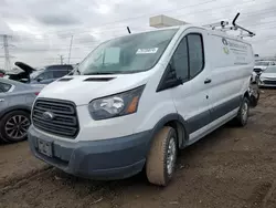 Salvage trucks for sale at Elgin, IL auction: 2018 Ford Transit T-150