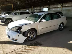 Chevrolet salvage cars for sale: 2006 Chevrolet Malibu LTZ