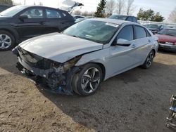 Salvage cars for sale at Bowmanville, ON auction: 2021 Hyundai Elantra SEL