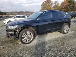 Salvage cars for sale at Concord, NC auction: 2018 Audi Q5 Prestige