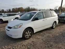 Salvage cars for sale from Copart Chalfont, PA: 2004 Toyota Sienna CE