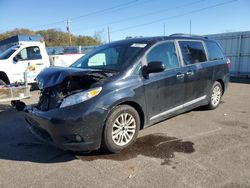 Salvage cars for sale at Ham Lake, MN auction: 2017 Toyota Sienna XLE