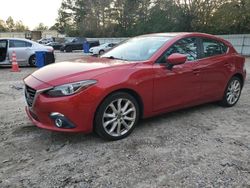 Salvage cars for sale from Copart Knightdale, NC: 2016 Mazda 3 Grand Touring