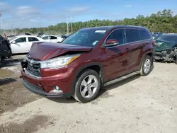 2015 Toyota Highlander Limited en venta en Greenwell Springs, LA