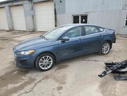 Salvage cars for sale from Copart Davison, MI: 2019 Ford Fusion SE