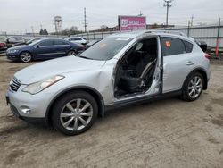 Salvage cars for sale at Chicago Heights, IL auction: 2014 Infiniti QX50