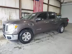 Salvage cars for sale at auction: 2017 Nissan Titan S