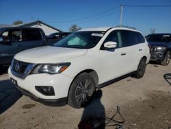 Salvage cars for sale at Pekin, IL auction: 2017 Nissan Pathfinder S