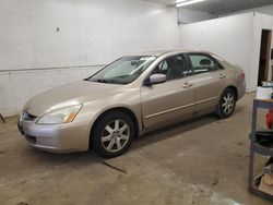 Salvage cars for sale at Ham Lake, MN auction: 2005 Honda Accord EX