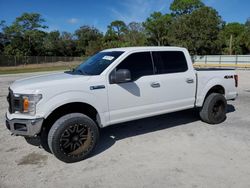 Salvage cars for sale at Fort Pierce, FL auction: 2018 Ford F150 Supercrew