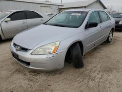 Salvage cars for sale at Pekin, IL auction: 2005 Honda Accord EX