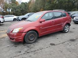 Pontiac salvage cars for sale: 2005 Pontiac Vibe