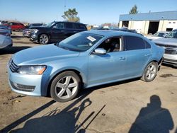 Volkswagen salvage cars for sale: 2013 Volkswagen Passat SE