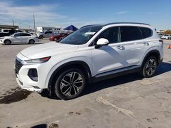 Hyundai salvage cars for sale: 2019 Hyundai Santa FE Limited