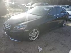 Mercedes-Benz salvage cars for sale: 2014 Mercedes-Benz E 350 4matic