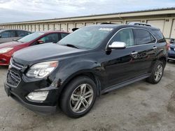 Salvage cars for sale at Louisville, KY auction: 2016 Chevrolet Equinox LTZ