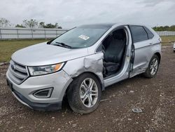 Salvage cars for sale at Houston, TX auction: 2018 Ford Edge Titanium