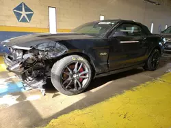 Salvage cars for sale at Indianapolis, IN auction: 2012 Ford Mustang GT