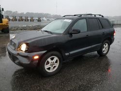 Salvage cars for sale at Dunn, NC auction: 2004 Hyundai Santa FE GLS