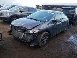 Salvage cars for sale at Brighton, CO auction: 2015 Honda Civic EX